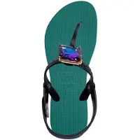 Uzurii Selena butterfly chrystal bosgroen