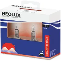 NEOLUX Lamp Halogeen H1 Extra Light + 50% 12V/55W, 2 Stuk