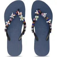 Uzurii Las dalias blue marineblauw
