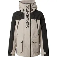 Superdry Tussenjas donkerbeige / zwart