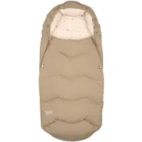 Voksi Voetenzak Explorer - Voetenzak - Voetenzak buggy - Voetenzak kinderwagen - Voetenzak met dons en wol - DarkSand Clover