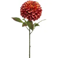 Emerald - Kunstbloem Dahlia pompom XL 77cm beauty - Kunstplant voor binnen