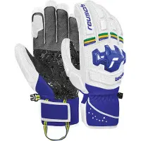 Reusch Sporthandschoenen 'Worldcup Warrior SC' blauw / groen / zwart / wit