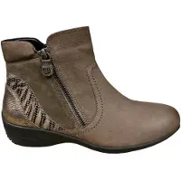 Helioform 141.046 Wijdte H Enkellaarzen | Maat 7 Dames Taupe