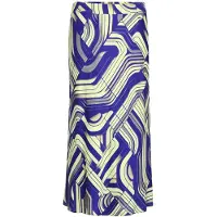 MADELEINE Rok blauw / geel