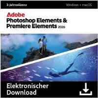 Adobe Photoshop & Premiere Elements 2026| 3 jaar