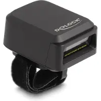 DeLOCK Ring Barcode Scanner 1D and 2D with 2.4 GHz or Bluetooth - Wireless Charging Function