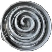 Pawise Slow Feeder Swirl Grijs - Hondenvoerbak - Ø30x5 cm