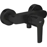 GROHE Douchekraan, Start, thermostaatkraan met één hendel, matzwart, voor opbouwmontage