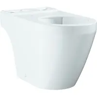 GROHE Euro Ceramic - Toilet combi pot, vario afvoer, Rimless, Triple Vortex, alpine wit 102488SH00