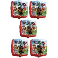 Paw Patrol Amscan - - Folie ballon - 5 Stuks - 23Cm - Leeg.