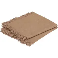 Atmosphera Maha servetten set van 2 - Katoen - Linnen beige - 40 x 40 cm