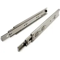 Sotech 1 Paar (2 stuk) Roestvrij staal Volledig uitschuifbaar Ladegeleider KV7-45-H45-L400-NF Lengte 400 mm Draagkracht 45 kg Corrosiebestendig van