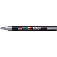 Posca acrylmarker - fijn PC-3M - 0,9-1,3 mm - zilver