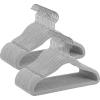 Songmics Antisliphangers voor kinderkleding, Duif grijs / 50