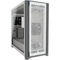 Corsair PC-behuizing - Case - 5000D AIRFLOW - Midtowermodel - ATX - Gehard glas - USB-C - Wit