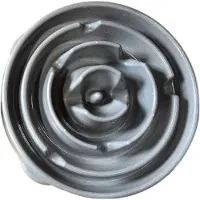 Pawise Slow Feeder Droplet Grijs - Hondenvoerbak - Ø30x5 cm