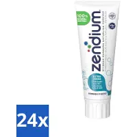 Zendium 24 x Tandpasta Extra Fresh 75 ml - Tandpasta - Enzymen - Natuurlijke Tandpasta - Mondverzorging - Gaatjes Voorkomen
