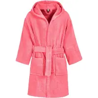 Playshoes badjas koraalroze Rood Jongens/Meisjes Katoen Capuchon Effen - maat 98/104