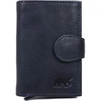 Bear design Elsie Mini Portemonnee met RFID Bescherming – Pasjeshouder voor 7 Pasjes – Met Briefgeldvak & Muntgeldvak - navy
