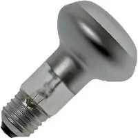 Schiefer E27 R63 Reflector Gloeilamp | 40W 2700K 220V/240V Mat Zilver 30° | Dimbaar