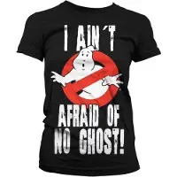 Hybris Ghostbusters Dames Tshirt -L- I Ain't Afraid Of No Ghost Zwart