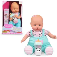 Nenuco Babypop 32cm Met Magisch Flesje Blauw blauw Kunststof Pop