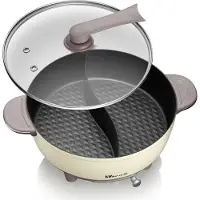 BEAR - Duo Hot Pot Electric - DHG-B60R6 - 6L - 220/ 240V
