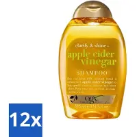 OEM Appelcider, citroenazijn shampoo - 385 ml - Voor glanzend haar - Verfrist het haar
