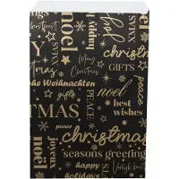 Rotim 200x Papieren Zakjes Christmas International 17x25cm