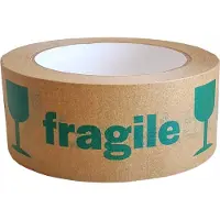 Rotim Papieren tape Breekbaar/Fragile 50mmx50mtr