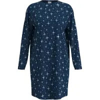 Mey Lange mouwen nachthemd Serie Polar Sky Deep Marine | Maat 48