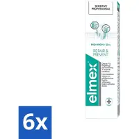 Elmex 6 x Tandpasta Sensitive Professional Gum Care 75 ml - Gevoelige Tanden - Tandpasta - Gevoeligheid - Tandarts Aanbevolen - PRO-ARGIN Technologie