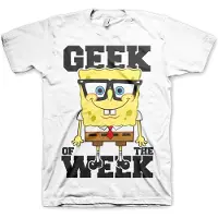 Spongebob SquarePants Geek Of The Week T-shirt White
