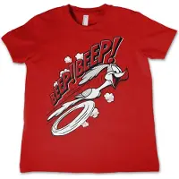 Looney Tunes BEEP BEEP T-shirt voor kinderen, rood