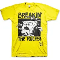 Spongebob SquarePants Breakin' The Rules T-shirt geel