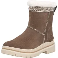 Remonte Snowboots lichtbeige / bruin / wit