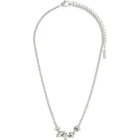 Diesel Ketting 'Na' zilver