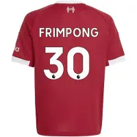 Adidas Liverpool Frimpong 30 Thuisshirt 2025-2026 Kids