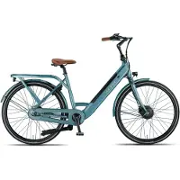 Altec Liberty - Elektrische Fiets - Glazuur Blauw - 28 inch - Accu 504Wh (36V, 14Ah) - 250W (42Nm) Voorwielmotor - Shimano Nexus 7 Versnellingen - Hydraulische Remmen