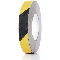 Ampere Traffic antislip tape - geel zwart | 2,5 cm breed