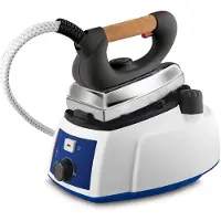 SCH Strijkijzer met stoomgenerator - strijkijzer met stoom - Strijkijzer - Wit/Blauw - ‎25cm x 35cm x 27cm