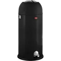 Wesco Kickmaster Maxi Prullenbak | Pedaalemmer | 40 Liter | Metaal - Matzwart | Vuilnisbak - Made in Germany