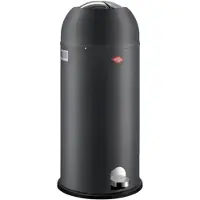 Wesco Kickmaster Maxi Prullenbak | Pedaalemmer | 40 Liter | Metaal - Mat grafiet | Vuilnisbak - Made in Germany