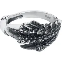 EtNox hard and heavy Ring - Drachenklaue - zilverkleurig | Maat 65