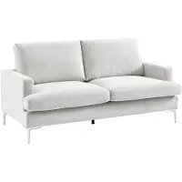 Sweeek - Bank 3 zitplaatsen in stof l 173 x b 90 x h 89cm - hans