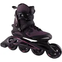 Roces Weft Thread 84 Dames Skeelers - 4x84mm Wielen - Fitness Inline Skates - Zwart Paars - Maat 38
