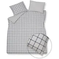 Vandyck Dekbedovertrek Flanel Dundee Blue Ink Flanel-240 x 200 / 220 cm | Lits-Jumeaux