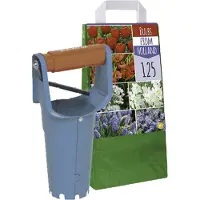 Jub holland 125 Gemengde Bloembollen met Gardena Bollenplanter - Rood / Wit / Blauw - Tulpenbollen - Voordeelverpakking - Grootverpakking
