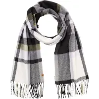 Camel active Zachte sjaal met franjes - Maat womenswear-OS - Leisteen